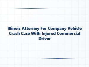 Illinois Attorney for Commercial Driver Vehicle Crash