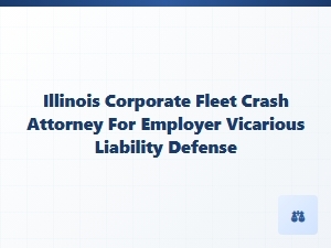 Illinois Attorney for Employer Vicarious Liability Defense